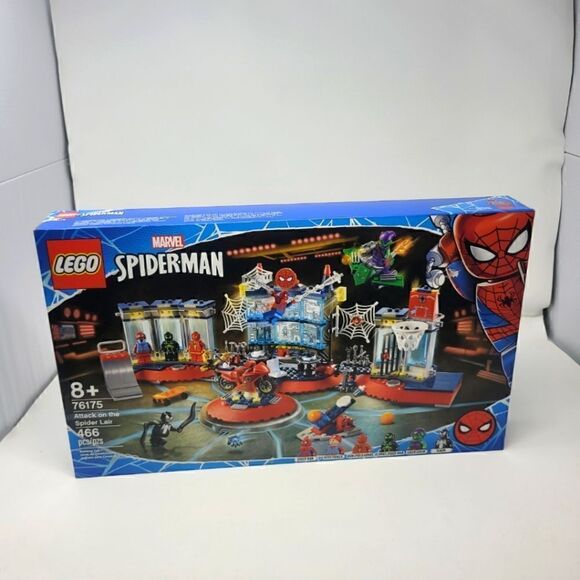 New! LEGO Marvel Spider-Man Attack on the Spider Lair 76175.